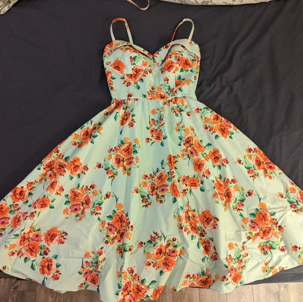 NWT "Stop Staring!" Floral Swing Dress